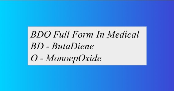 BDO Full Form In Medical