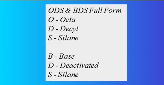 ODS & BDS Full Form 